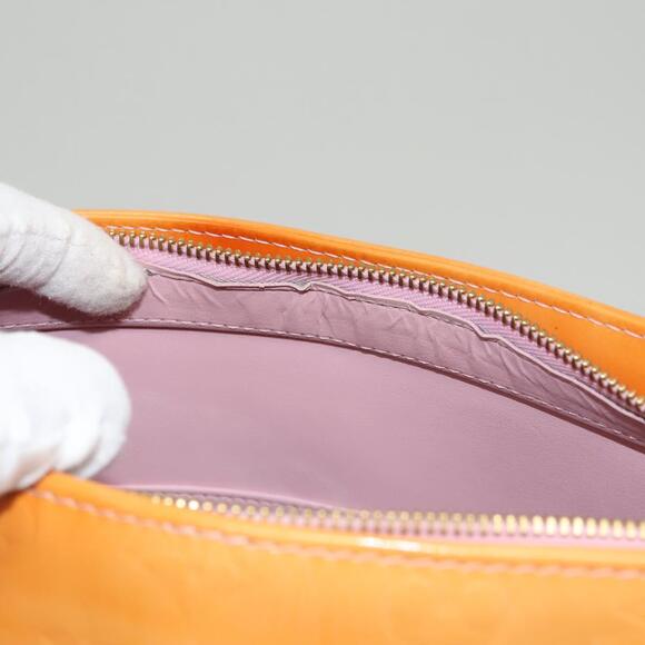 LOUIS VUITTON Monogram Vernis Houston Bag Marshmallow Pink M91302 - Picture 10 of 16